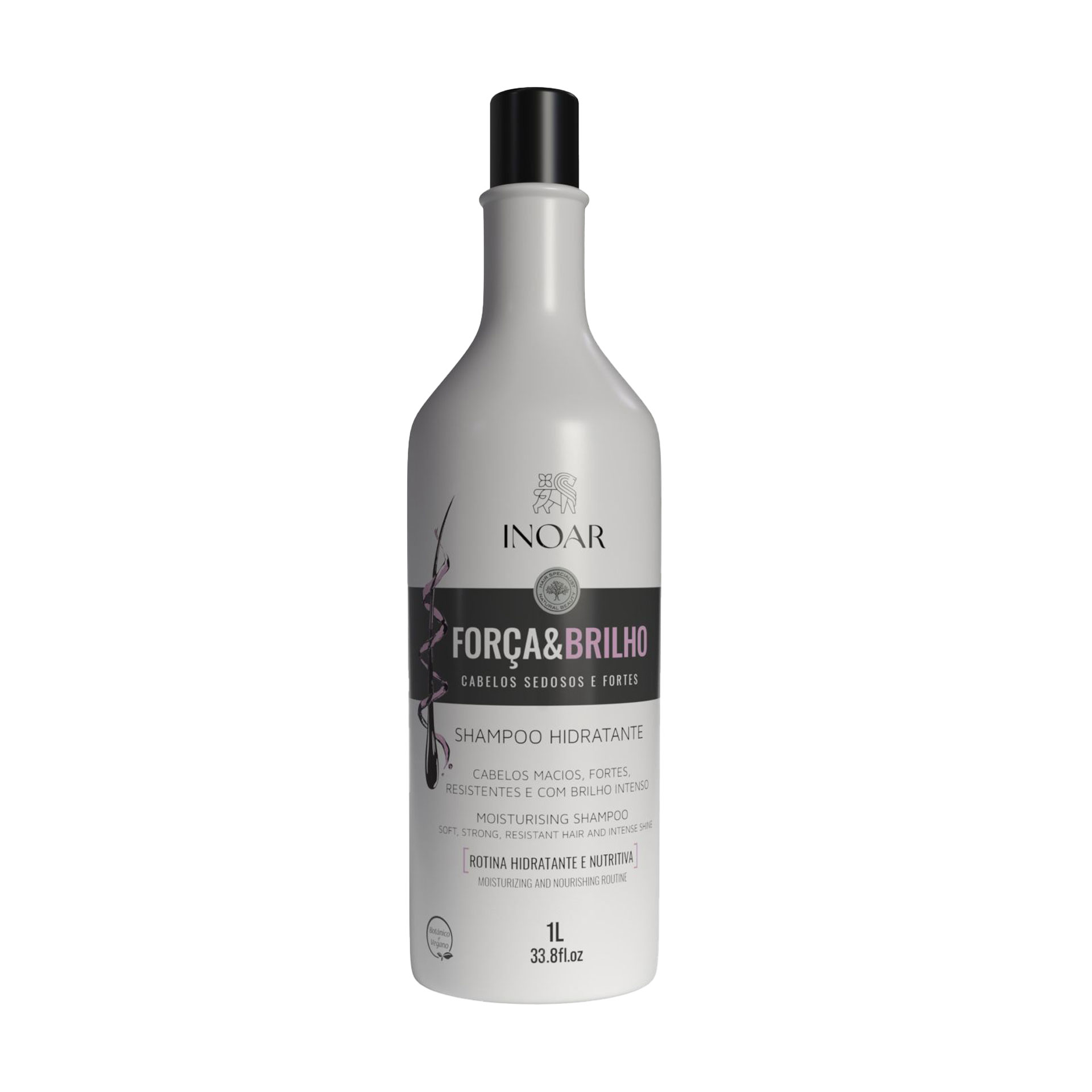 Шампунь Inoar Forca &amp; Brilho Shampoo для тьмяного та слабкого волосся, 1 л